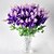 Χαμηλού Κόστους Ψεύτικα Λουλούδια-10 Κλαδί Πολυεστέρας Ρεάλ αφής Others Ανοικτό μπλε Λουλούδι για Τραπέζι Ψεύτικα λουλούδια
