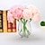 billige Kunstig blomst-plast europeisk bordblomst 5stk 32cm