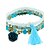 abordables Bracelet-Femme Chaînes &amp; Bracelets Charmes pour Bracelets Bracelets de rive Rétro Bohème Mode Pierre Résine Strass Forme Géométrique Bijoux