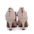 cheap Latin Shoes-Women&#039;s Latin Shoes Performance Glitter Crystal Sequined Jeweled Sandal Heel Rhinestone Glitter Flared Heel Zipper Black / White White / Silver Pink
