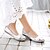 ieftine Pantofi Joși de Damă-Pentru femei Pantofi Microfibră PU sintetică Primăvară Toamnă Confortabili Balerină Tălpi cu Lumini Pantofi Flați Toc Drept Vârf rotund