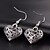 cheap Earrings-Women&#039;s Drop Earrings Heart Love Ladies Earrings Jewelry Silver For Wedding Party Daily Casual