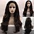 cheap Synthetic Lace Wigs-Synthetic Lace Front Wig Wavy Kardashian Wavy Lace Front Wig Long Brown Natural Black Dark Brown Synthetic Hair Women&#039;s Natural Hairline Glueless Black Brown