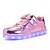 cheap Girls&#039; Shoes-Boys&#039; / Girls&#039; Comfort / Novelty / LED Shoes Patent Leather Sneakers Ruched Silver / Gold / Purple Spring / Summer / Fall / Party &amp; Evening / TPU (Thermoplastic Polyurethane)