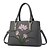 cheap Handbag &amp; Totes-Women&#039;s Bags PU Tote Embroidery for Casual Office &amp; Career Outdoor All Seasons Red Drak Red Gray Purple Khaki