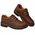 cheap Men&#039;s Oxfords-Men&#039;s Comfort Shoes Fall / Winter Wedding Casual Office &amp; Career Loafers &amp; Slip-Ons Cowhide Black / Brown / Coffee / Lace-up