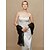 cheap Wraps &amp; Shawls-Shawls Chiffon Wedding / Party / Evening Women&#039;s Wrap With Beading / Ruffles / Ruffle