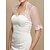 cheap Wraps &amp; Shawls-Tulle Wedding Party / Evening Women&#039;s Wrap With Appliques Shrugs