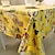 cheap Tablecloth-Cotton Blend Table cloths Printing Fashion Table Decorations 1 pcs