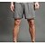 cheap New In-WOSAWE Men&#039;s Running Shorts Running Split Shorts Athletic Shorts Bottoms Fitness Gym Workout Exercise Breathable Quick Dry Fitness, Running &amp; Yoga Sport Gray / Stretchy / Moisture Wicking