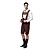 cheap Men&#039;s &amp; Women&#039;s Halloween Costumes-Oktoberfest Bavarian Cosplay Costume Party Costume Men&#039;s Halloween Carnival New Year Festival / Holiday Halloween Costumes Outfits Coffee Patchwork Men&#039;s Uniform