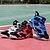 baratos Sapatos Desportivos para Homem-Homens sapatos Courino Primavera / Verão Solados com Luzes Tênis Basquete Branco / Preto / Preto / Vermelho / Azul e preto