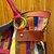 cheap Handbag &amp; Totes-Women&#039;s Bags Cowhide Tote Split Joint Vintage Retro Daily Rainbow