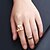 cheap Rings-Women&#039;s Ring Band Ring Gold Rhinestone Metal Alloy Personalized Dangling Style Bohemian Housewarming Event / Party Dailywear Club Casual