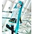 cheap Cosplay &amp; Costumes-Miku Vocaloid Cosplay Wigs With 2 Ponytails Women&#039;s Heat Resistant Fiber 48 inch Anime Wig