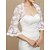 cheap Wraps &amp; Shawls-Tulle Wedding Party / Evening Women&#039;s Wrap With Appliques Shrugs