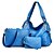 cheap Bag Sets-Women&#039;s Bags PU(Polyurethane) Bag Set 3 Pcs Purse Set Rivet / Zipper Blue / Black / Brown / Bag Sets