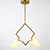 cheap Chandeliers-2-Light 48 cm Mini Style Chandelier Metal Painted Finishes Modern Contemporary 110-120V 220-240V