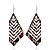 cheap Earrings-Women&#039;s Dangle Earrings Jewelry Geometric Euramerican Wood Geometric Leopard Jewelry For Gift Casual Outdoor clothing
