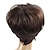 cheap Synthetic Trendy Wigs-Synthetic Hair Wigs Curly Capless Natural Wigs Short Long Brown