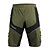 cheap Men&#039;s Shorts, Tights &amp; Pants-WOSAWE Men&#039;s Cycling MTB Shorts Bike Baggy Shorts MTB Shorts Pants Reflective Strips Sports Polyester Army Green Mountain Bike MTB Road Bike Cycling Clothing Apparel Advanced Relaxed Fit Bike Wear