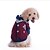 cheap Dog Clothes-Dog Coat Winter Dog Clothes Red Gray Costume Cotton British Casual / Daily