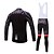 cheap Men&#039;s Clothing Sets-Long Sleeve Cycling Jersey with Bib Tights Bike Clothing Suit Quick Dry Sports Polyester Spandex Silicon Road Bike Cycling Clothing Apparel / Lycra