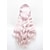 abordables Pelucas para disfraz-Pelucas sintéticas Rizado Rizado Peluca Larga Rosa Pelo sintético Mujer Rosa