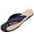 cheap Men&#039;s Slippers &amp; Flip-Flops-Men&#039;s Shoes PU Summer Comfort Slippers &amp; Flip-Flops For Casual Black Brown Blue