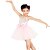 cheap Kids&#039; Dancewear-Kids&#039; Dancewear Dress Bow(s) Ruffles Paillette Performance Sleeveless Natural Chinlon Tulle Sequined