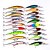 cheap Fishing Lures &amp; Flies-Hiumi Lot 20 Pcs Minnow Lure Kits Fishing Lures Hard Bait Minnow G Ounce90100 Mm 3 1 2 4 Inchhard Plasticsea Fishing Bait Casting Spinning