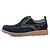 abordables Zapatos Oxford de hombre-Hombre Oxfords Confort Ante Primavera Verano Otoño Casual Combinación Tacón Plano Azul Oscuro Gris Marrón Plano