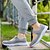 cheap Women&#039;s Athletic Shoes-Women&#039;s Trainers Athletic Shoes Outdoor Summer Magic Tape Platform Round Toe Comfort Walking Tulle Dark Grey Red Light Grey