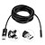 cheap Electrical &amp; Tools-2in1 Android PC HD 5M Endoscope camera Borescope Snake 7mm Lens 6 LED Waterproof Inspection