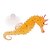 preiswerte Aquarium-Deko &amp; Kiesel-Aquarium Aquarium Dekoration Fisch Glas Seepferdchen Orange leuchtend Gummi 9*3.5*1.5 cm