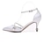 cheap Wedding Shoes-Women&#039;s Wedding Shoes Pumps Valentines Gifts Ankle Strap Heels Party Party &amp; Evening Wedding Heels Bridal Shoes Bridesmaid Shoes Rhinestone Pearl Imitation Pearl Cone Heel Low Heel Pointed Toe Basic