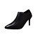 cheap Women&#039;s Boots-Women&#039;s Stiletto Heel Boots PU(Polyurethane) Spring / Fall Comfort Boots Stiletto Heel Pointed Toe Black / Red