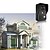 cheap Video Door Phone Systems-MOUNTAINONE 7 Inch Video Door Phone Doorbell Intercom System  Kit 1-Camera 3-Monitors Night Vision