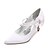 abordables Zapatos de boda-Mujer Zapatos de boda Tacón Kitten / Tacón Cono / Tacón Bajo Dedo Puntiagudo Pedrería / Pajarita / Purpurina Satén Confort / Pump Básico Primavera / Verano Negro / Blanco / Morado / Boda