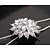 Χαμηλού Κόστους Κολιέ-Γυναικεία Κρυστάλλινο Κρεμαστά Κολιέ Λουλούδι Μοντέρνα χαριτωμένο στυλ Κρύσταλλο Κράμα Λευκό Κολιέ Κοσμήματα Για Γάμου Πάρτι Halloween Γενέθλια Καθημερινά Αποφοίτηση