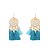 cheap Earrings-Women&#039;s Drop Earrings fan earrings Tassel Ladies Personalized Tassel Bohemian Fashion Boho Earrings Jewelry Green / Depression Green / Light Blue For Wedding Party Graduation Gift Daily Casual