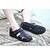 preiswerte Herrensandalen-Herren Sandalen Komfort Schuhe Fischer Sandalen Komfort-Sandalen Alltag Kleid Outdoor Upstream-Schuhe Nappaleder Schwarz Kaffee Herbst Sommer