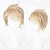 cheap Costume Wigs-14inch short flaxen mixed a3 itaru chigasaki wig synthetic anime cosplay hair wigs cs 336b Halloween