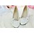 abordables Chaussures de mariée-Femme Chaussures de mariage Maille Mariage Bureau et carrière Habillé Couleur Pleine Eté Strass Perle Dentelle Talon bloc Bout pointu Bout rond Classique Doux Marche Dentelle Polyuréthane Mocassins