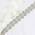 cheap Party Sashes-Satin / Tulle Wedding / Special Occasion / Anniversary Sash With Rhinestone / Imitation Pearl Sashes