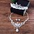 cheap Jewelry Sets-Women&#039;s Necklace Jacket Earrings Princess Elegant Earrings Jewelry White For Wedding