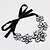 olcso Divat nyaklánc-Női Virág Személyre szabott Szalagok Állítható Nyilatkozat nyakláncok Kristály Ötvözet Nyilatkozat nyakláncok , Parti Születésnap