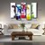 halpa Abstraktit taulut-Hang-Painted öljymaalaus Maalattu - Abstrakti Moderni Sisällytä Inner Frame / 5 paneeli