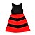 cheap Dresses-Toddler Girls&#039; Stripes Birthday Daily Holiday Striped Sleeveless Dress Black / Cotton / Going out