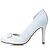 olcso Esküvői cipők-Női Szatén Tavasz / Nyár Formai cipő Esküvői cipők Tűsarok Kerek orrú Csokor Fehér / Rózsaszín / Party és Estélyi
